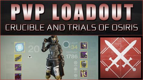 Destiny Pvp Loadout Guide Crucible And Trials Of Osiris Youtube
