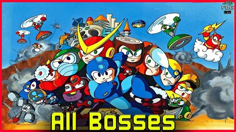Mega Man 2 All Bosses Youtube