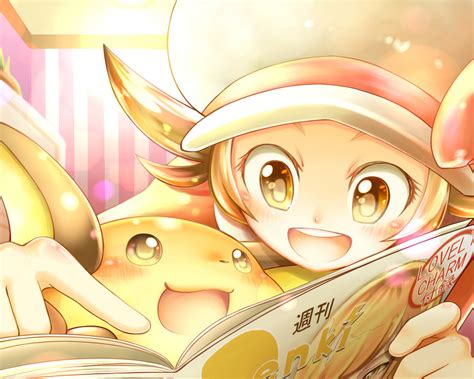 Lyra And Raichu Pokemon And 2 More Drawn By Cafe Chuu No Ouchi