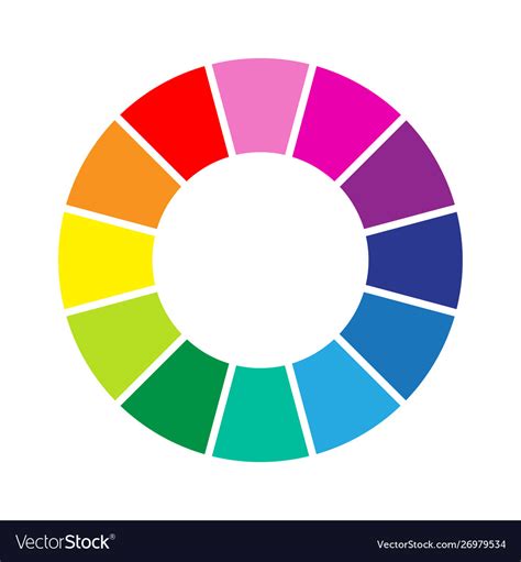 Color Wheel Vector Image On Color Wheel Vector Images Vector Free