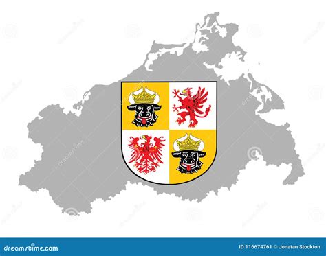 Great Coat Of Arms Of Mecklenburg Western Pomerania Mecklenburg