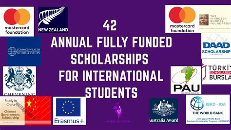 42 ANNUAL FULLY FUNDED SCHOLARSHIPS FOR INTERNATIONAL STUDENTS | HOW TO
