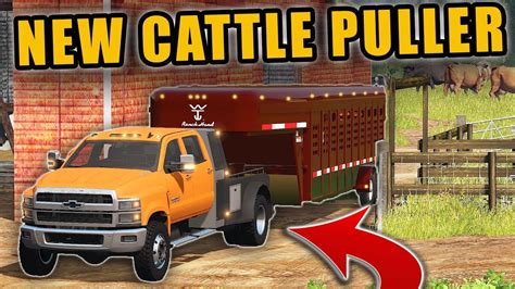 Our New Cattle Puller 2019 Chevy 4500 W Flatbed Farming Simulator