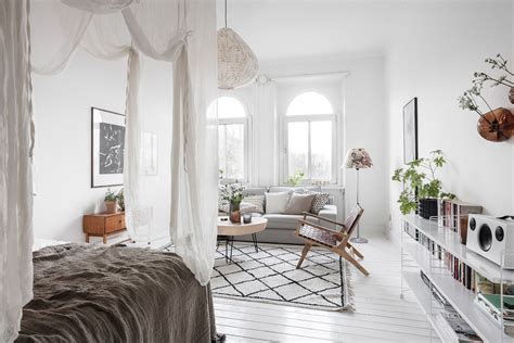 A Scandinavian Studio Apartment With A Colorful Bed Nook — The Nordroom