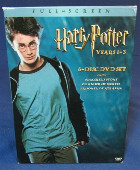 Harry Potter Dvd Set Years 1 3 6 Disc Set Very Good Condition