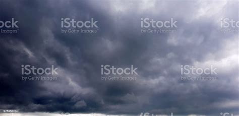 Dramatic Sky Backgroundstormy Clouds In Dark Sky Moody