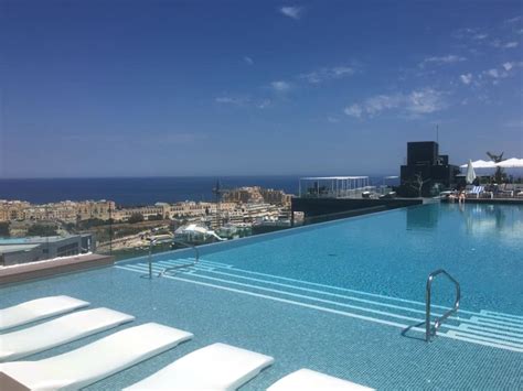 Skybeach Rooftop Pool Intercontinental Malta St Julians