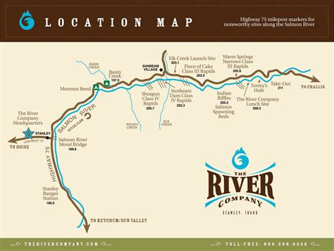 Directions And A Map To The River Company In Stanley Idaho