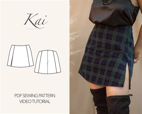 Kai Notched Mini Skirt Tutorial With Sewing Pattern Artofit
