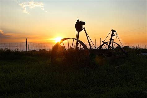 Kallie Shawcroft Photography, yellow sunsets, pink sunsets, purple sunsets, farm equipment ...