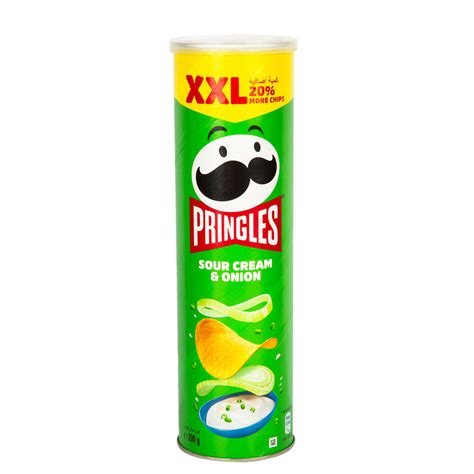 Pringles Xxl Sour Cream And Onion Flavoured Chips 200g Online At Best