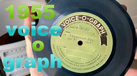 Vintage recording from 1955, Voice-O-Graph booth! - YouTube