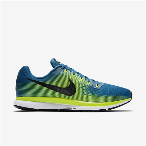 Nike Mens Air Zoom Pegasus 34 Running Shoes Industrail Blueblack