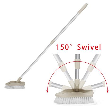 Long Handle Sweeper Cleaning Brush Floor Scrub Brush Extendable Handle