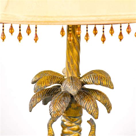 Elephant Palm Tree Table Lamp W Beaded Fringe Online
