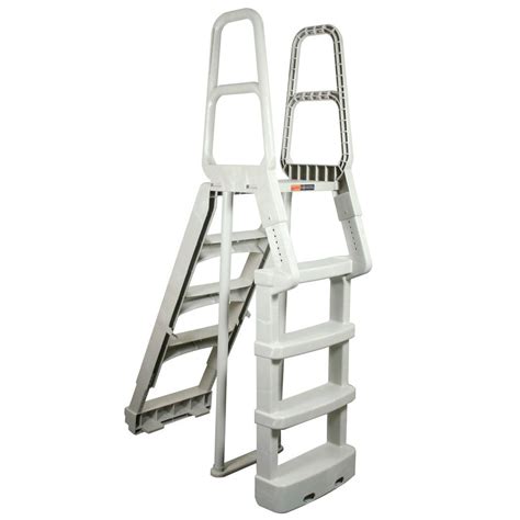 2 Pack Main Access Comfort Incline Ladder For Above Ground Swimming