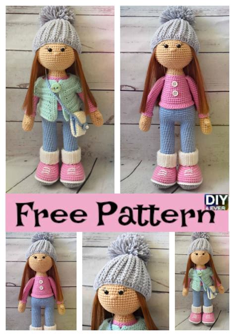 Adorable Crochet Molly Doll Free Pattern DIY 4 EVER