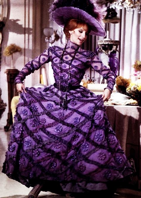 Barbra Streisand Wore This Gorgeous Purple Silk Gown In Hello Dolly