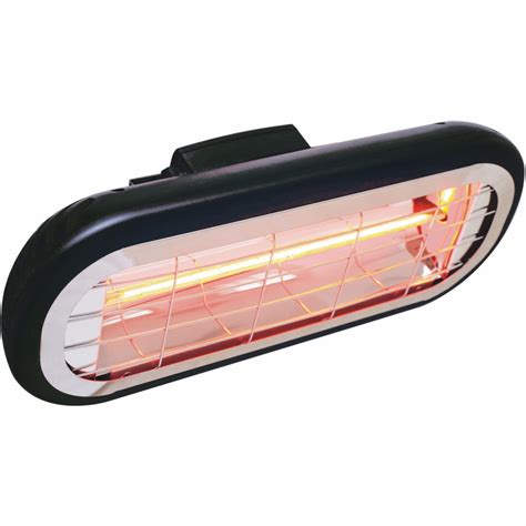 Hanover Electric Halogen Infrared Heat Lamp For Hanging Or Mounting