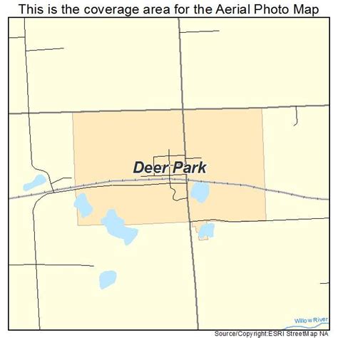 Aerial Photography Map Of Deer Park Wi Wisconsin