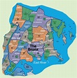 Map of Bronx neighborhoods - Ontheworldmap.com