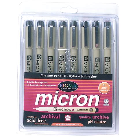 Sakura Pigma Micron Pen Set 8 Colors