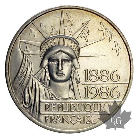 Monnaies France 1986 100 Francs Piefort Liberte Sup