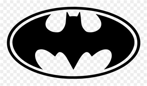 Batman Bat Signal Logo White Black Vector Symbol Batman Logo Decal