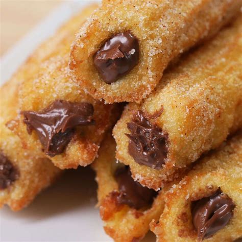 Chocolate Hazelnut Churros By Tasty Miam Recipe By Tasty Recipe