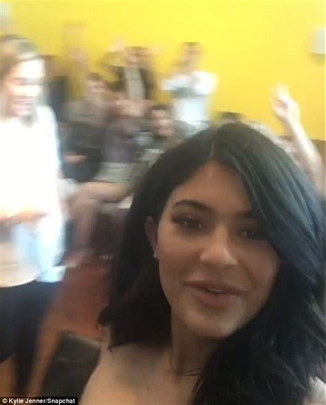 Kylie Jenner Wears Balmain Dress To Snapchat Hq And Confirms Shes Still Most Viewed On App