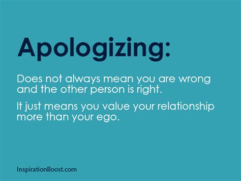 Apologize Quotes Inspiration Boost