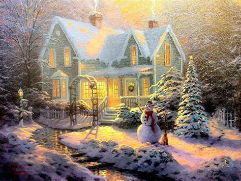 Blessings Of Christmas By Thomas Kinkade Large 20x24