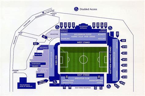 Stamford Bridge Map