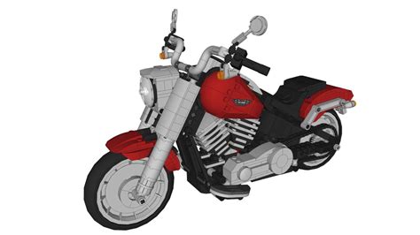 Lego 10269 Harley Davidson Fat Boy 3D Sketchup YouTube