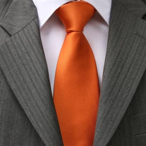 Cravate Orange De Murcie Voyez Lété En Orange Paperblog Cravate Costume Homme Mariage