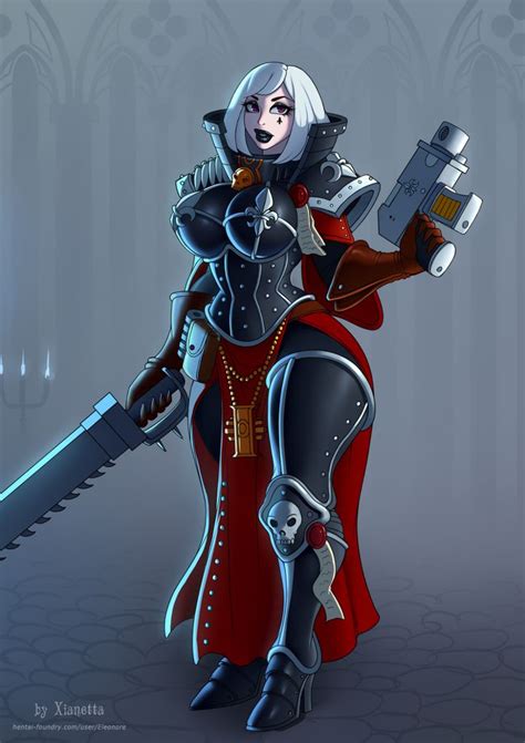 Sister Of Battle Comission By Xianetta On Deviantart Warhammer Warhammer 40k Warhammer