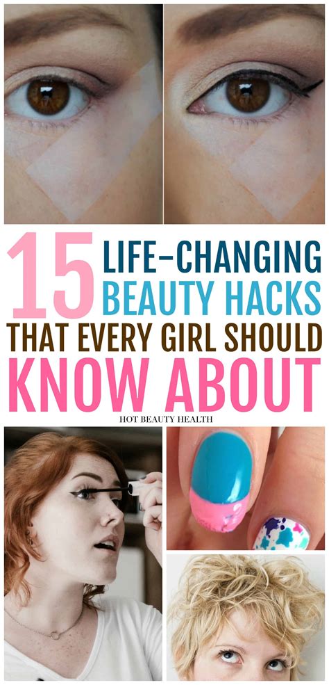 15 Weird Beauty Hacks Every Girl Should Know Hot Beauty Health