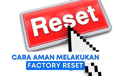 Reset Pabrik Laptop Bikin Data Hilang Semua Ini Cara Amannya Zet Zet