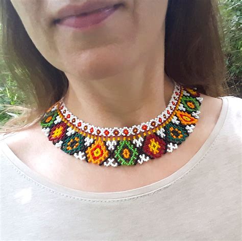 Pin On Beaded Necklace Patterns