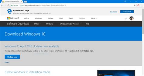 Windows 10 Version 1803 Media Creation Tool Now Available Windows 10