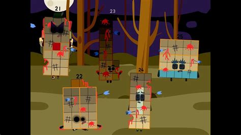 Happy Halloween With Zombies Numberblocks Band 21 25 Youtube