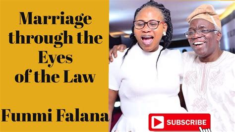 Marriage Through The Eyes Of The Law Wife Of Femi Falana San Funmi