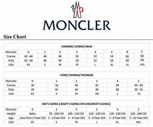 Laptop Versterken Bloed Moncler Size Conversion Chart Eigendom Tekst