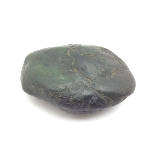 Green Nephrite Jade Ocean Polished By Continuous Wave Action Monterey
