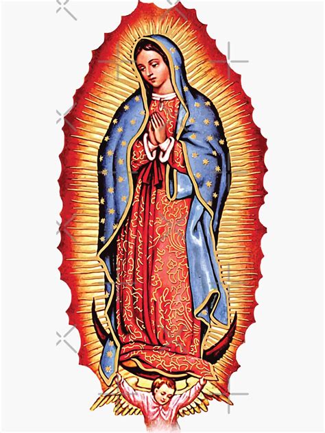 Our Lady Of Guadalupe Virgin Mary Sticker For Sale By Beltschazar