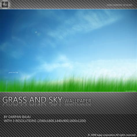 Grass And Sky Wallpaper By Darpan Aero On Deviantart
