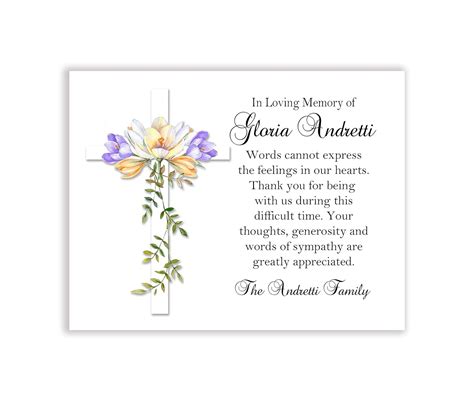 Amazon.com: Christian Funeral Thank You and Bereavement Notes