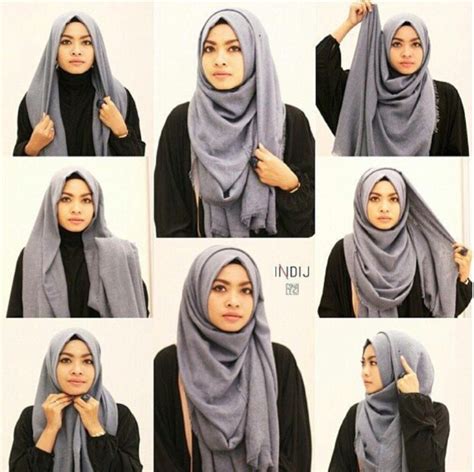 Cara Memakai Hijab Modern Style
