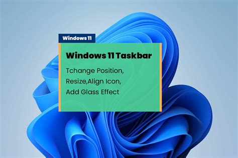 Customize Windows 11 Taskbar Change Position Taskbar Size Align Icon