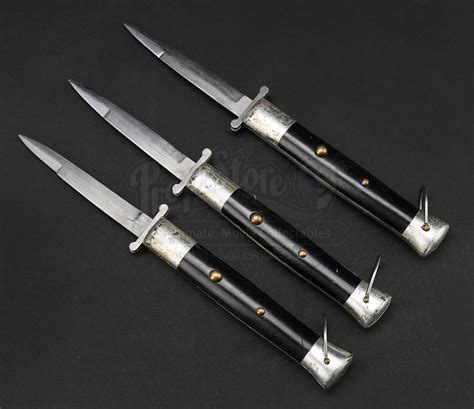 Unknown Production Three Retractable Switchblades Current Price 125